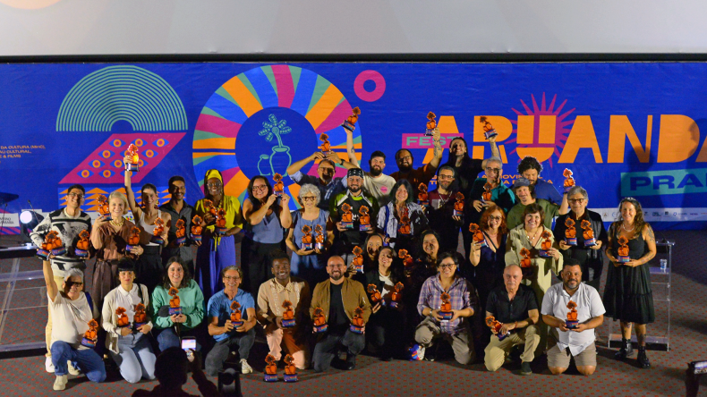 Conheça os grandes vencedores do 20º Fest Aruanda 2025: homenagens, troféus e o novo prêmio do Banco do Nordeste (BNB)
