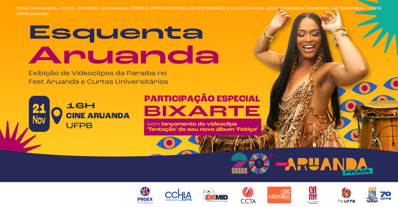 Esquenta do 20º Fest Aruanda movimenta o Cine Aruanda com Videoclipes Paraibanos, Curtas da UFPB e partipação de Bixarte!